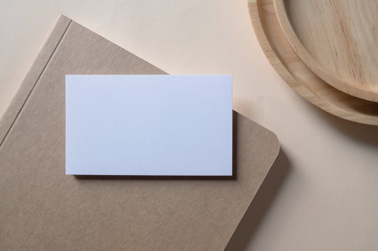 Business card detail