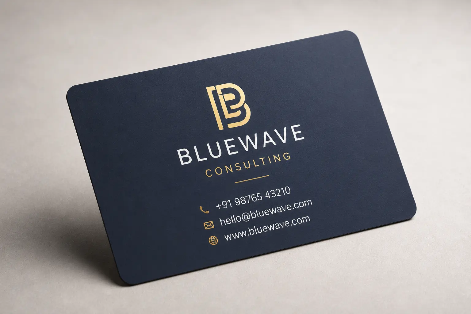 350 GSM Art Card Matt Visiting Card Sample with Spot UV Finish