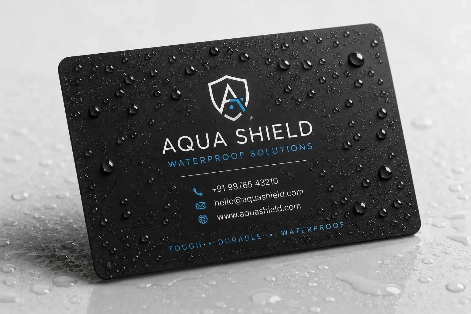 Non-Tearable Waterproof Visiting Card Sample